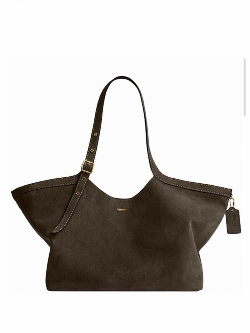 Coach Suede Gramercy Tote Bag